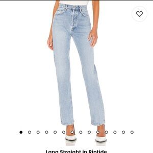 Agolde Lana Straight Leg Jean